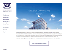 Tablet Screenshot of 303east33condo.com